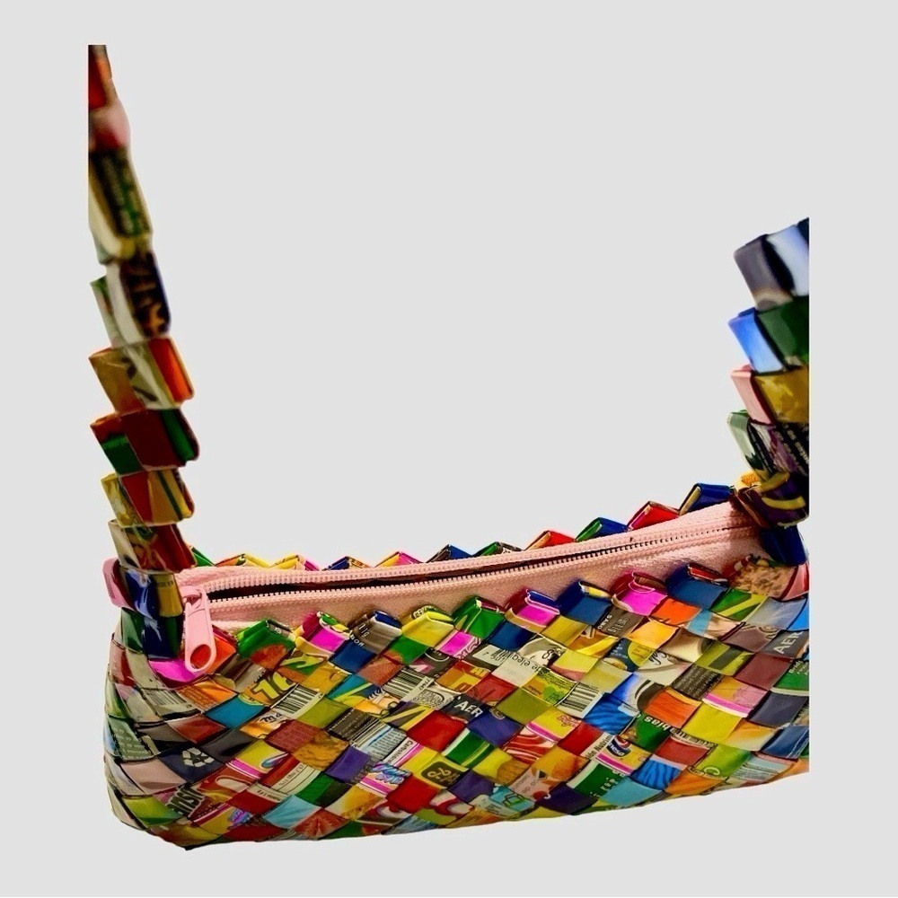 Vintage Candy Gum Wrapper Purse Hand Bag 90's Style Retro Purses - Picture 4 of 7